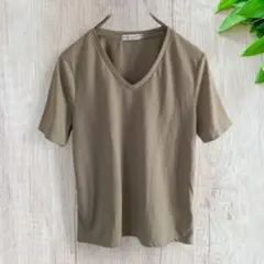アースミュージック&エコロジー☘️ Tシャツ M 綿混入 薄手 w1969