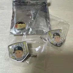 阪神タイガース ピンバッジ 森下翔太&大竹耕太郎