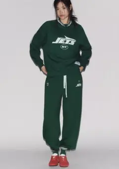 新品未使用NFL JETS×ZARA(ザラ)コラボスウェット上下セットアップ