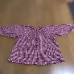 スモック 100 ギンガムチェック