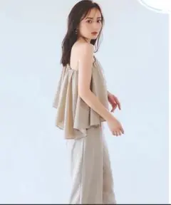 アニュアンス ワンショルフリルオールインワン S