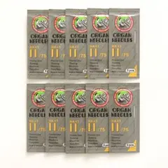 ミシン針 家庭用 【HA×1】11番 10パック 50本 オルガン 職業用