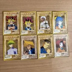美品　遊戯王　カードダス　キャラクターカード　8枚