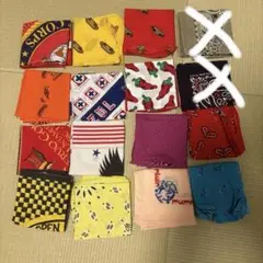 バンダナ セット 多色 デザイン