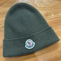 Moncler ロゴパッチ入りビーニー