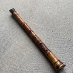 竹峰銘尺八 一尺六寸 定価12万円 未使用品 伝統品 和楽器 日本の音色 尺八 一尺六寸 竹風銘 地無し延管