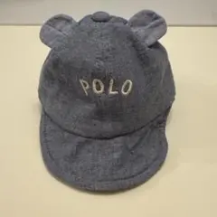 POLO baby クマ耳付きキャップ 40cm