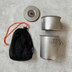 超希少❗️snow peak チタントレッキングセット 袋付き