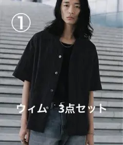 ウィム3点セットEMBROIDERY SHEER WASHER SHIRTその他