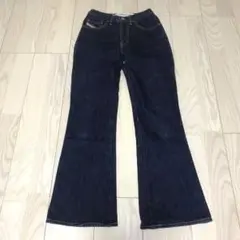 人気 ディーゼル DIESEL フレアパンツ デニム ジーンズ 濃紺
