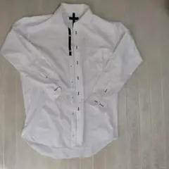 Bi MODA ホワイト 長袖シャツ
