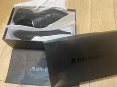 SUIT SELECT ブラック　革靴