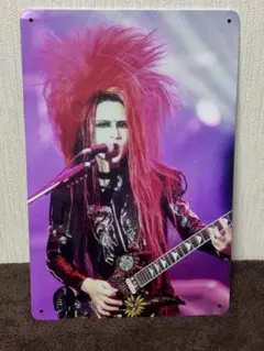X JAPAN hideブリキ看板