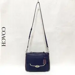 【定価9.1万】COACH コーチ 本革 サフィアーノ レザー ショルダーバッグ
