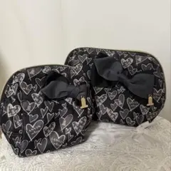 ランバンオンブルー　ポーチ　ハート柄