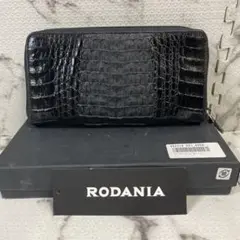 RODANIA ロダニア　カイマン　ブラック　黒　長財布　ロングウォレット