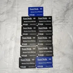 サンディスク　メモリースティック　4GB 11個セット