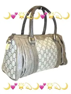 ❤️GUCCI グッチ コーティングキャンバス❤️ハンドバッグ