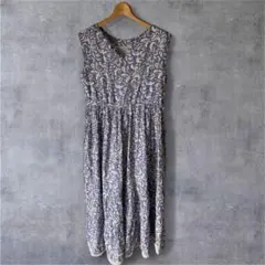 【美品】&.NOSTALGIA花柄コットンマキシドレス 16-18サイズ