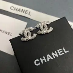 A827 CHANEL ヴィンテージ チャーム ピアス ココマーク