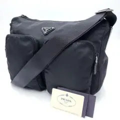 PRADA ショルダーバッグ 三角ロゴ ナイロン NERO