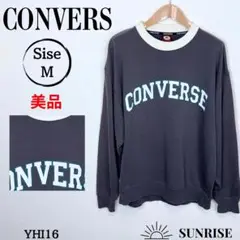★美品★ CONVERSE コンバース トレーナー グレー 綿混 M