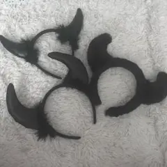 3本セット コスプレ 小悪魔 デビル カチューシャ