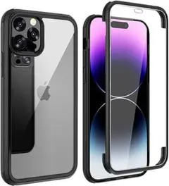 ラスト1点‼️ iPhone 14 Pro 360度全面保護ケース ブラック