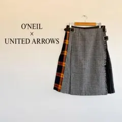 O'NEIL × UNITED ARROWS ラップスカート　プリーツスカート