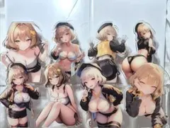 勝利の女神 ニケ メガニケ アニス アクスタ8こセット 15cm