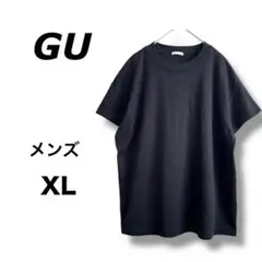 底値❗️美品✨【ジーユー】GU 黒Tシャツ XLサイズ シンプル 綿100 半袖