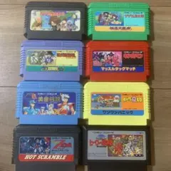 バンダイ　ファミコンソフト　8本セット