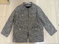Palcollection ノーカラーツイードジャケット