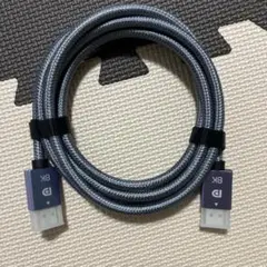 【8K@60Hz 規格DP1.4 HDR対応】 ディスプレイポートケーブル