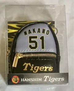 2025阪神タイガース 中野拓夢 スカーフ付チャームリュック GiGO グレー