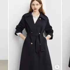 BIG シルエット フレアトレンチコート