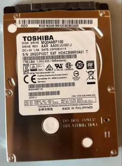 TOSHIBA MQ04ABF100 1000.2GB HDD