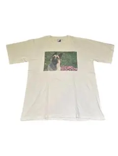 シングルステッチ　アニマル　フォトtシャツ　シェパード
