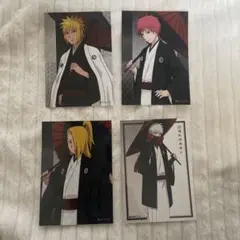NARUTO疾風伝　番傘和装verトレーディングブロマイド　4枚セット