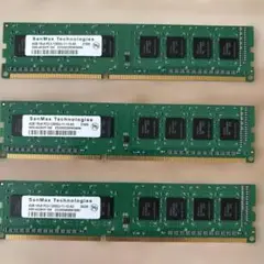 SanMax 4GB DDR3メモリ 3枚セット