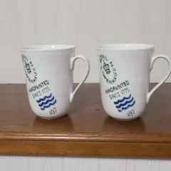 ロイヤルコペンハーゲン フルーテッドペアマグカップセット