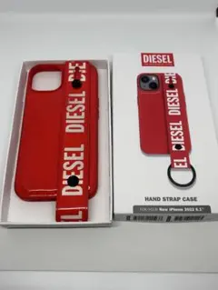 ディーゼル DIESEL iPhone 14 カバー ディーゼルレッド