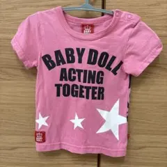 BABY DOLL ピンク Tシャツ