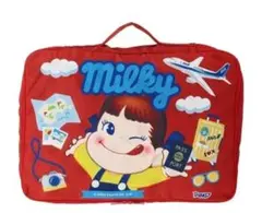 セール品　　ペコちゃん　トラベル　バッグ　不二家　ミルキー　ANA