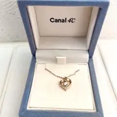 Canal 4℃ ハート型 ネックレス ゴールド
