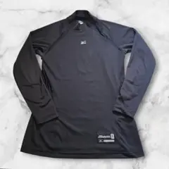 Mizuno ブラック 長袖アンダーシャツ Lサイズ
