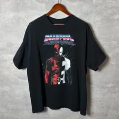 SALE❣️MARVEL デッドプール XXL ブラック 半袖 Tシャツ 黒