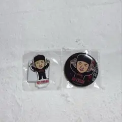 オリックス アクスタ 缶バッジ 61 茶野