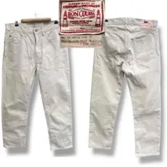BONCOURA ボンクラ ピケ ホワイト 5ポケット パンツ size 31