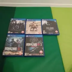 【バラ売り不可】バイオハザード PS4ソフト 5本セット